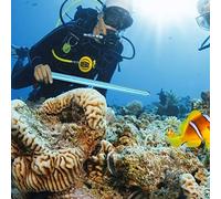 Sunydog Pointeur de Bâton de Plongée en Alliage en Aluminium, Longe Mesure, Affichage Sportif Plongée, Rock à Poisson (Bleu)