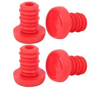 Sunydog Pripides de Guidon à Vélo Prises à Vis de Barres Polyester Caoutchle Bicycle Cycling Accessoire - Prime qualité Supérieure, Durable (Rouge)