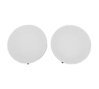 Sunydog Protecteur Décoratif de Couverture de Grille Haut-Parleur avec Installation Magnétique pour Cinéma Maison et Bureaux, Paquet 2 en Métal Antirouille 9,25 Pouces