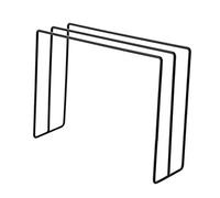 Sunydog Rack de Séchage à Vaisselle, Support de Serviette en Fer avec Trois Tiges Suspendues, Compactage Compact et Ragot élégant pour la Cuisine en Tissu de Comptoir en Tissu de (Noir)