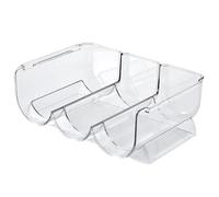 Sunydog Rack de Support de Bouteille Vin Transparent Transparent Empilable Organisateur d'ours d'eau Intelligente - qualité Supérieure, Durable (Clair)