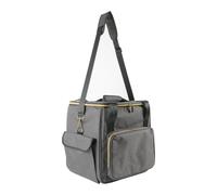 Sunydog Sac de Rangement pour Album D'enregistrement, Support Portable pour 45 Disques, Options de Transport Pratiques la Collection, Gris