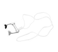 Sunydog Sangle de Clip de Nez divisé, Conception d'angle degré, Formation Natation Plongée en Silicone, Statique (Argent)