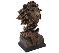 Sunydog Statue de Tête de Lion, Sculpture en Résine Vive Réaliste