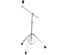 Sunydog Support de cymbale droit et support de perche pour cymbale - Pieds doubles - Hauteur et angle réglables - Kit de batterie - Support de cymbale - Perche droite robuste avec pieds en caoutchouc