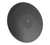 Sunydog Tapis de Platine D'enregistrement en Acrylique Antistatique pour Une qualité Sonore Améliorée, Disques de 12 Pouces - Conception Professionnelle Réduction du Bruit (Noire)