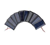 SUNYIMA 10 Pièces Mini panneau solaire 5V 30mA pour énergie solaire, micro-cellules solaires, bricolage électrique, matériaux de cellules photovoltaïques, kit de bricolage (5V 30mA 53mm x 30mm)