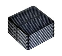 SUNYIMA 10 Pièces Mini panneau solaire, monocristallines mini cellules solaires 50mm x 50mm 2V 160mA pour charge de panneaux solaires DIY