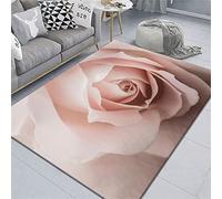 SUNYRDSM Deco De Chambre Ado Fille 200x250cm Tapis Enfants Chambre à Coucher Moderne décoration de Maison à Fleurs Roses Tapis Doux Deco pour Chambre