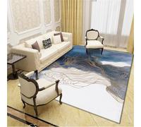 SUNYRDSM Descente De Lit Chambre Tapis Doux 120X180CM Tapis de Zone Bleu Coin Salon Ligne décorative Design Lavable Tapis Enfant Chambre