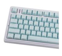 Sunzit Blue Jade Keycaps, Double Shot PBT&PC Clavier Jelly Keycaps 142 touches Cherry Profile Keycap Set pour 60%/65%/75%/TKL/96%/100% Clavier mécanique magnétique