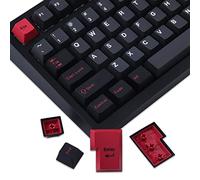 Sunzit Evil Dolch Keycaps Double Shot 170 Tasten Kirschprofil ABS-Tastenkappen für MX-Schalter ISO/ANSI-Layout Mechanische Tastatur