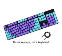 Sunzit Keycaps, 104 PBT Keyset SA Height Ball Carbo Keycaps Double Shot Backlit Keycaps pour Cherry MX Claviers Mécaniques