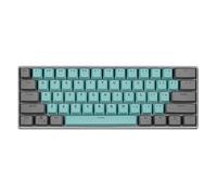 Sunzit Keycaps, 61 Keycaps Backlight Deux Couleurs Claviers Mécaniques PBT Keycap pour GH60 / RK61 / ALT61 / Annie/Keyboard Poker Keys