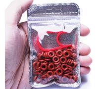Sunzit O-Rings Clavier, 108 Pcs Keycaps Caoutchouc Joint O-Ring Commutateur Amortisseurs Sonores pour Cherry MX Claviers Amortisseurs ouchon O Ring Remplacer - Rouge