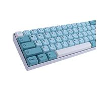 Sunzit PBT Keycaps XDA Profil 132 Touches, Sublimation de Couleur, Touches Japonaises, Thème iceberg, Capuchon de Touche, Disposition ANSI, Compatible MX Switch, Clavier Mécanique