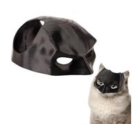 SUNZWO Masque Batman pour chat, masque Batcat pour chat, masque pour chat d'Halloween, masque Batman noir pour chats, chapeaux et vêtements pour chat, casque pour chat, taille L, masque amusant pour