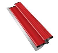 suokoun Lame d'écrémage pour cloison sèche, 40 cm, outils de cloison sèche avec lame en acier inoxydable de 0,35 mm, couteau semi-flexible pour cloison sèche en ciment et en béton