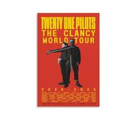 Suoluf Twenty One Pilots Poster Clancy World Tour sur toile Décoration murale pour chambre à coucher, salle de sport Cadeau décoratif 30 x 45 cm, style 4 sans cadre