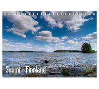 Suomi - Finnland (Tischkalender 2026 DIN A5 quer), CALVENDO Monatskalender: Seen-, Fluss- und Meerlandschaften Süd-/Westfinnlands