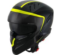 Suomy Armor Crew 2023 Casque Jet, noir/jaune, Taille S (55/56)