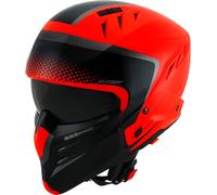 Suomy Armor Crew 2023 Casque Jet, Rouge/Noir, Taille S (55/56)