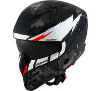 Suomy Armor Hi Volt Casque Jet, Noir/Blanc, Taille S (55/56)