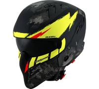 Suomy Armor Hi Volt Casque Jet, noir/jaune, Taille L (59/60)