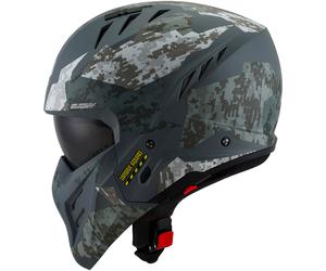 Suomy Armor Urban Squad Camo, casque modulaire L Mat Gris Foncé/Gris Clair Mat Gris Foncé/Gris Clair