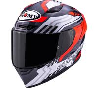 SUOMY Casque moto Track-1 Framework White / Red XS