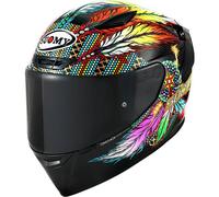 Suomy TX-Pro Chieftain Multi Carbon, casque intégral M Noir/Rouge/Mauve/Jaune Noir/Rouge/Mauve/Jaune