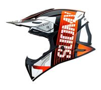 Suomy X-Wing Amped, casque à croix XS Noir/Orange/Blanc Noir/Orange/Blanc