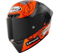 Suomy S1-XR GP Carbon Bagnaia Replica E06 Casque, Noir/Orange, L (59/60)
