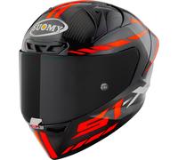 Suomy S1-XR GP Carbon Hypersonic E06 Casque, noir/rouge, Taille L (59/60)