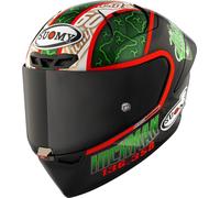 Suomy S1-XR GP Hickman Replica 2024 Casque, Noir/Vert/Rouge, Taille M (57/58)