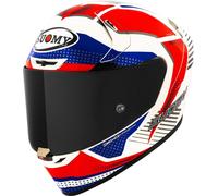 Suomy SR-GP Evo Airspeed Casque, Rouge/Bleu, Taille M (57/58)