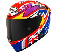 Suomy SR-GP EVO Legacy, casque intégral L Rouge/Bleu/Jaune/Mauve Rouge/Bleu/Jaune/Mauve