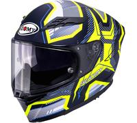 Suomy Stellar 2 Blackstar, casque intégral M Bleu Foncé/Jaune/Gris Bleu Foncé/Jaune/Gris