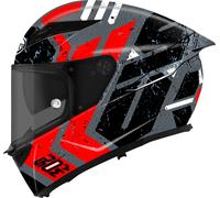 Suomy Stellar 2 Entropy, casque intégral XXL Mat Gris/Noir/Rouge Mat Gris/Noir/Rouge