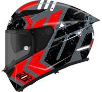 Suomy Stellar 2 Entropy Casque, Red Matt, Taille M (57/58)