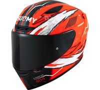 Suomy Track-1 404, casque intégral M Mat Orange Néon/Blanc/Noir Mat Orange Néon/Blanc/Noir