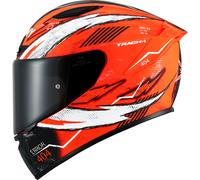 Suomy Track-1 404, casque intégral XL Mat Orange Néon/Blanc/Noir Mat Orange Néon/Blanc/Noir