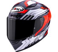 Suomy Track-1 Framework, casque intégral M Noir/Blanc/Rouge Noir/Blanc/Rouge