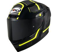 Suomy Track-1 Ninety Seven, casque intégral L Mat Noir/Jaune Néon Mat Noir/Jaune Néon