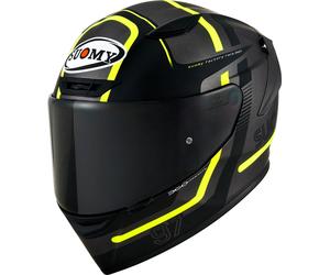 Suomy Track-1 Ninety Seven, casque intégral S Mat Noir/Jaune Néon Mat Noir/Jaune Néon
