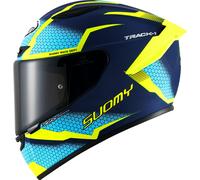 Suomy Track-1 Reaction, casque intégral L Mat Bleu Foncé/Turquoise/Jaune Mat Bleu Foncé/Turquoise/Jaune