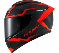 Suomy Track-1 Reaction, casque intégral M Mat Noir/Rouge Mat Noir/Rouge