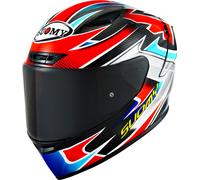 Suomy TX-Pro Flat Out Carbon, casque intégral XS Noir/Rouge/Argent/Bleu Noir/Rouge/Argent/Bleu