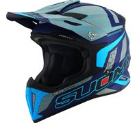 Suomy X-Wing Reel E06 Casque de motocross, gris-bleu, taille S pour homme
