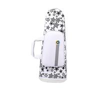 Suona Sac de transport universel en tissu Oxford imperméable avec bretelles réglables pour instruments de musique Blanc 19 x 5 x 52 cm